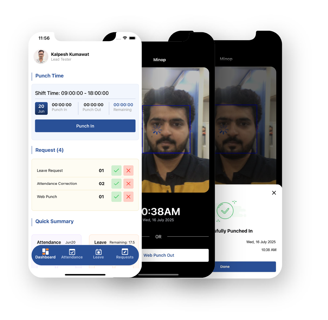 Touchless Facial Verification Attendance